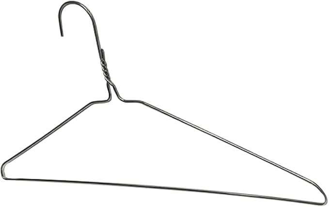 Otylzto 20Pcs Silver Wire Hangers for Clothes, Shirt, Wire Coat - Image 4