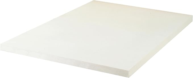 Treaton, 3-Inch Copper-Infused Memory Foam Mattress Toppers, Cooling and Pressure Relieving with Airflow Design, King, Beige