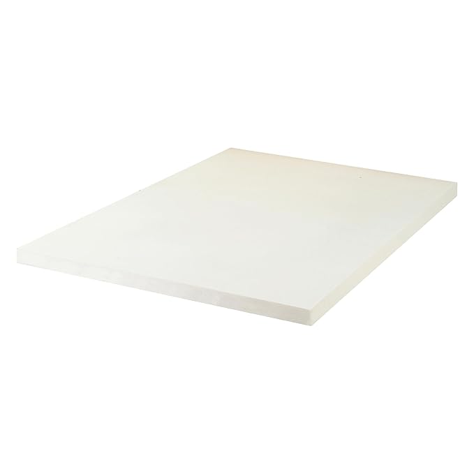 Greaton, 3-Inch Copper-Infused Memory Foam Mattress Toppers, Cooling and Pressure Relieving with Airflow Design, Full, Beige