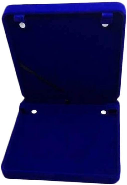 Jewelry Set Velvet Box Necklace Earring Ring Necklace Bracelet Gift Display Case Wedding Jewelry Storage Holder (Royal Blue for Long Pearl Chain) - Image 2