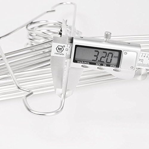 TIMMY Wire Hangers 40 Pack Stainless Steel Strong Metal Coat Hanger Clothes 16.5 Inch. - Image 3
