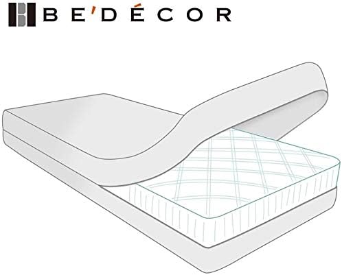 Bedecor Zippered Full Mattress Protector Cover for 14"-15" Depth Mattress,Fully Encased Liquid Proof Urine Pee Protection Breathable Smooth Incontinence Pet Baby Potty Training