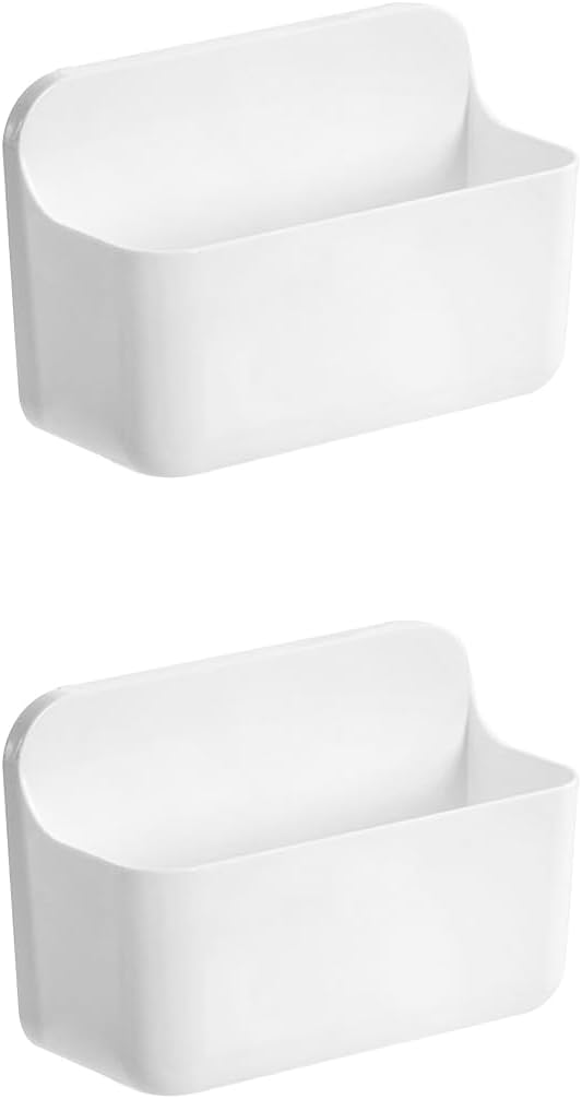 2pc Clear Wall Mount Organizer, Adhesive Cabinet Door Organizer,Self Adhesive Organizer for Wall,Shower Caddy No Drilling Hang Walls for Bathroom, Kitchen, Living Room - Image 8