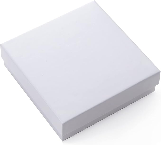 GEFTOL Jewelry Gift Boxes 20 Pack 3.5x3.5x1 Inch Cardboard Jewelry Boxes,Small Gift Boxes for Jewelry Earrings Necklaces Handmade Bangles Bracelets(White) - Image 7