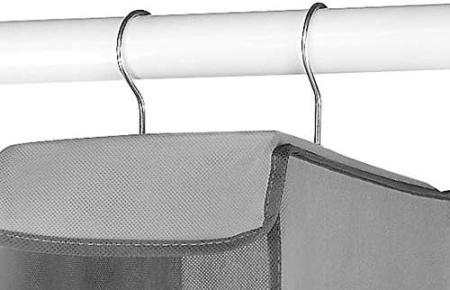 Whitmor Hanging Shoe Shelves - 8 Section - Closet Organizer - Grey - Image 5
