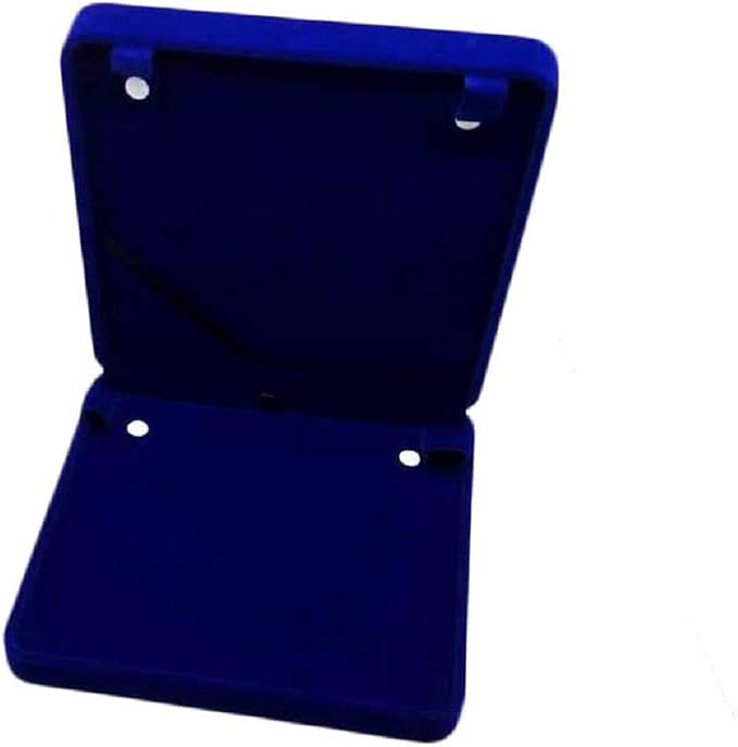 Jewelry Set Velvet Box Necklace Earring Ring Necklace Bracelet Gift Display Case Wedding Jewelry Storage Holder (Royal Blue for Long Pearl Chain) - Image 3