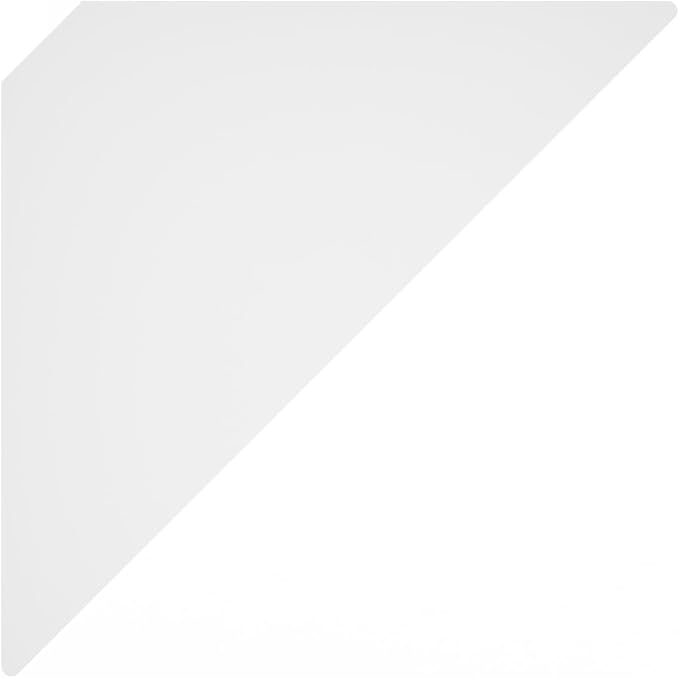 Furinno Rossi Triangle Floating Shelves for Wall, Set of 3 Geometric Corner Shelf, Wall Mounted Shelves for Bathroom, Home Office, Living Room, White - Image 7
