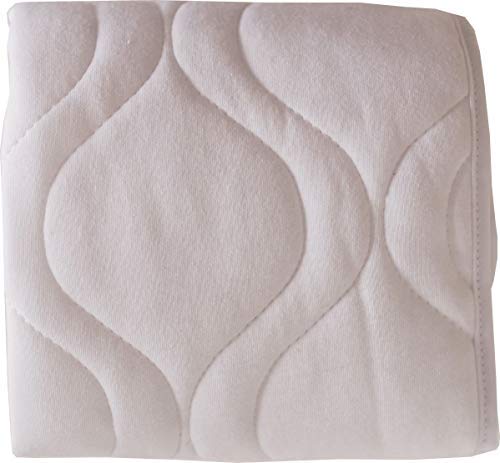 Sheet Saver Waterproof Crib Sheet Protector Pad 13x26 with Tie Straps for Standard Cribs | Absorbent Leak Pad for Spit?€?Up & Drool | Made in USA by SheetWorld