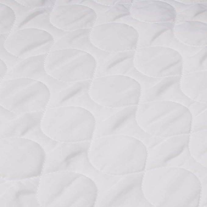 Linenspa Waterproof Mattress Pad – 34" x 52" Non Slip Waterproof Sheet and Mattress Protector – Highly Absorbent, Machine Washable, Quilted – Fits Full & Queen, White