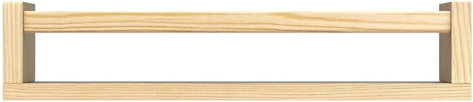 Forbena Natural Wood Nursery Bookshelves for Wall, 24 Inches Long Floating Book Shelves, Wall Mounted Bookcase for Baby Teen Girl Boy Kids Room Bedroom, Playroom Organizer, Bathroom Decor (4-Pack) - Image 5