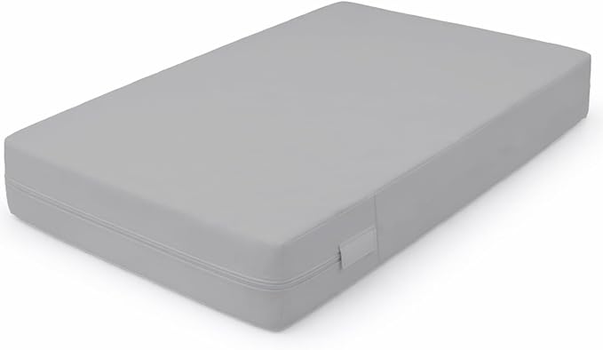 Guardmax Jersey Knitted Mini Crib Size Zippered Mattress Encasement - Waterproof & Bed Bug Proof Mattress Protector - Comfortable, Soft, and Noiseless Zippered Bedding - Dust Mite Proof (24 x 38 x 3)