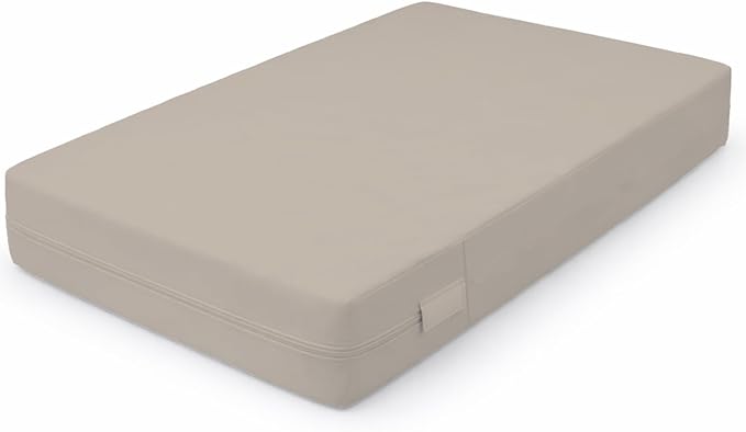 Guardmax Jersey Knitted Full Zippered Mattress Encasement - Waterproof & Bed Bug Proof Mattress Protector - Comfortable, Soft, and Noiseless Zippered Bedding - Dust Mite Proof (54 x 75 x 12)