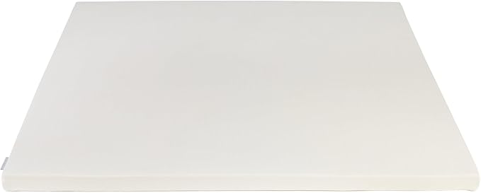 Pure Green Natural Latex Mattress Topper w/Jersey Cover - Soft - 2 Inch - Full Size (GOTS Certified Organic)