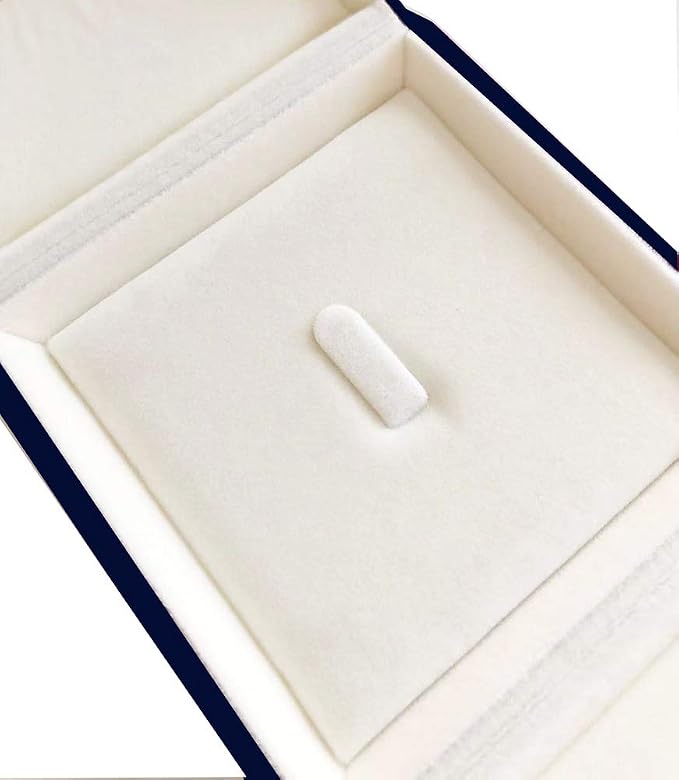Navy Blue High End Luxurious Velvet Jewelry Box for Brooch Honorary Pin Badge Box Special Presentation Premium Grade Unique Design (Jewelry is not included) - Image 6