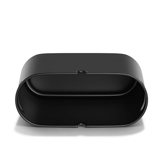SUBEKYU 2.3 Gal Trash Can for Bathroom,Small Office Garbage Can for Kitchen,Slim Rectangular Waste Bin,Plastic,Black - Image 7