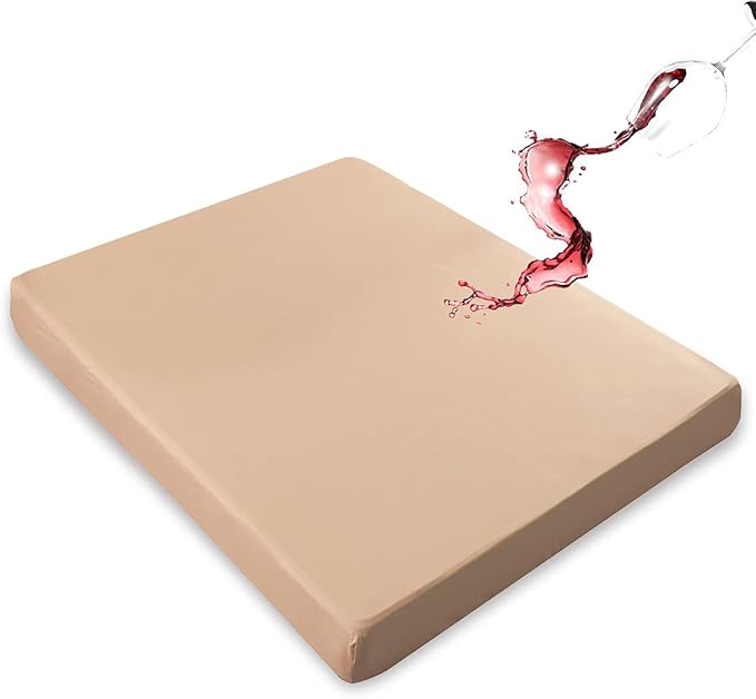 Mecerock Mattress Protector, Breathable and Soft Waterproof Mattress Protector,Mattress Cover, Camel Mattress Cover Queen Size Bed