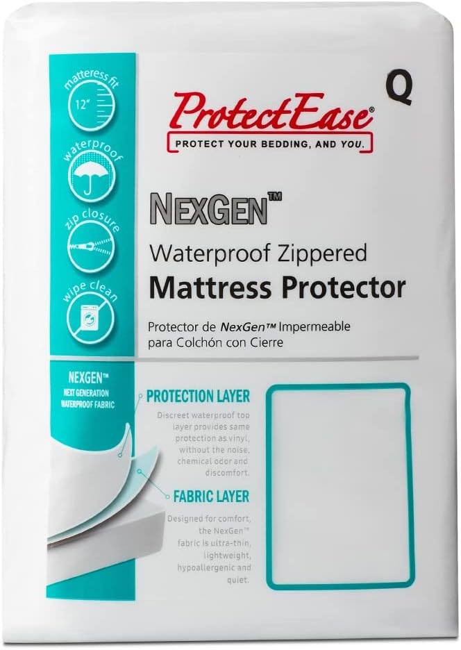 Nexgen Waterproof Zippered Mattress Protector (Queen)