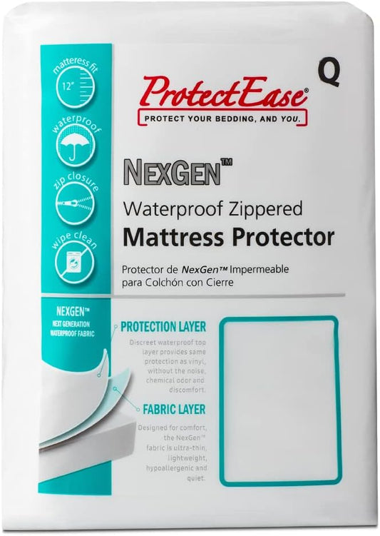 Nexgen Waterproof Zippered Mattress Protector (Queen)