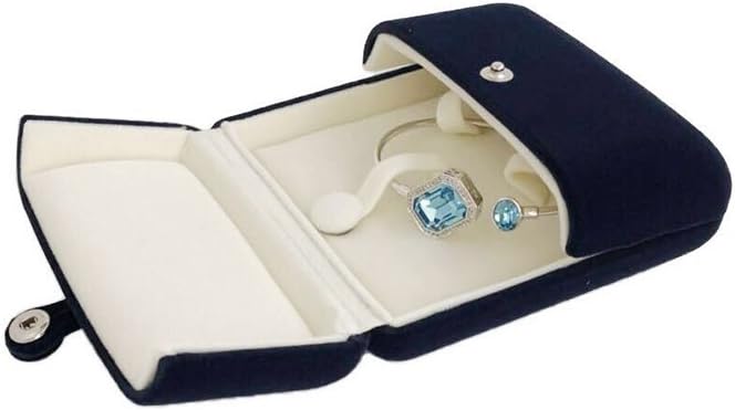 Beautiful Navy Blue Velvet Bangle Bracelet Box Packaging Premium Grade Unique Design Jewelry Case (Jewelry is not included) by SVEADISPLAY