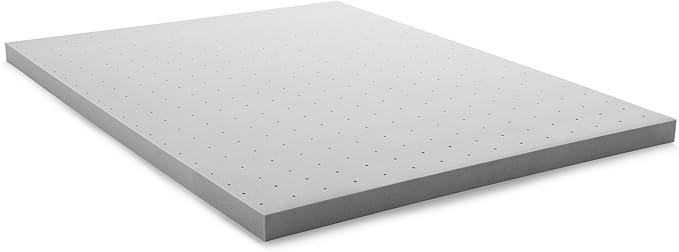 Lucid 3 Inch Bamboo Charcoal Infused Memory Foam Mattress Topper - Twin XL Size – Moisture and Odor Control - Ventilated - Deep Plush Feel, Pressure-Relief Bed Topper – CertiPur Certified