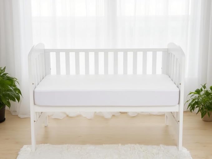 American Baby Company 2 Pack Waterproof Fitted Crib Mattress Protector 52" x 28" - Quilted, Noiseless, Ultra-Soft & Breathable Crib & Toddler Mattress Pad Cover