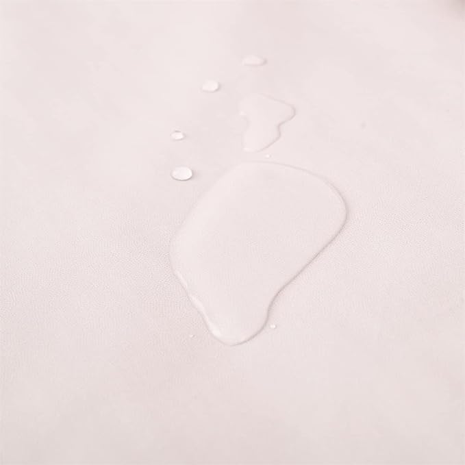Holawakaka Full Waterproof Mattress Encasement Protector Pink Fitted Sheet Breathable Bed Mattress Pad Cover, 14" Deep Pocket (Blush,Full)