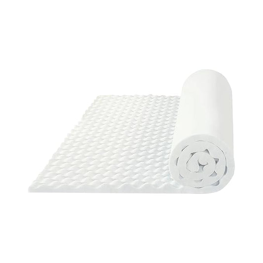 Zayton 2-inch Convoluted Foam Mattress Topper with Egg Shell Design | Breathable, Soft, and Comfortable Bed Toppers for Back Pain, Orthopedic Support for Better Sleep, Full, Green