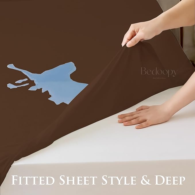 32X79 Truck Sleeper Waterproof Mattress Protector Pad Cover RV Bunk & Truck Sleeper Soft Terry Cotton Chocolate Luxury RV Mattress Protector 10" Inch Deep Pocket Easy Care