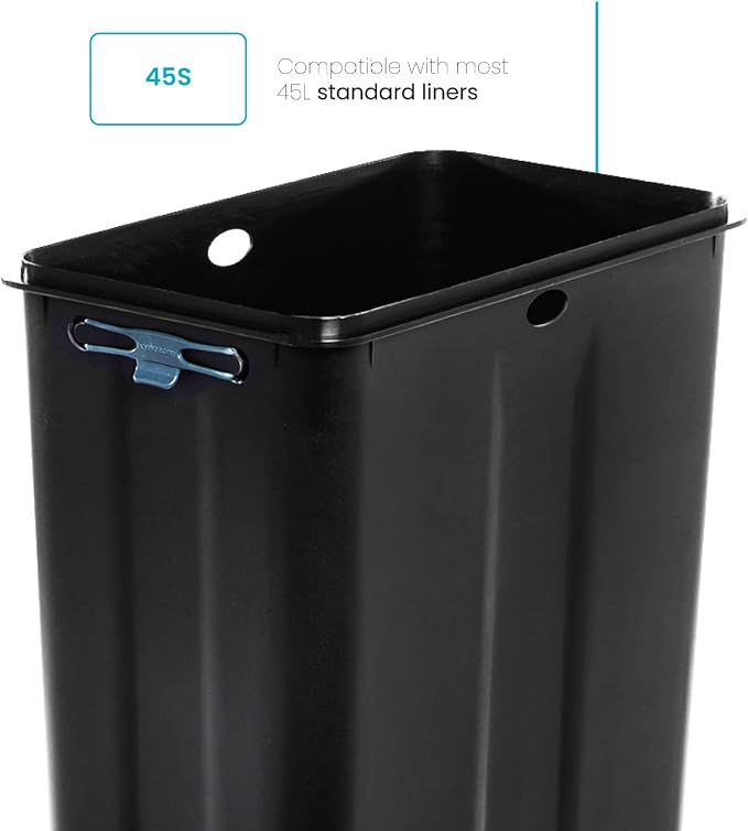 Home Zone Living 12 Gallon Kitchen Trash Bags with Drawstring Handles, Heavy Duty Custom Fit Design for Standard 45 to 50 Liter Kitchen Trash Cans, Code 45S, 60-Count - Image 7