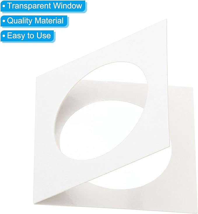 PATIKIL 2 x 2 Coin Flips, 100 Pack 35mm Cardboard Coin Holder Paper Coin Holders for Coin Collection Supplies Collector, White