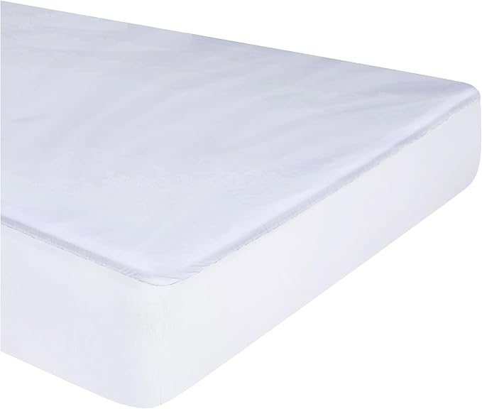 Waterproof Vinyl Mattress Protector – 39" x 75" x 12" Inch. Twin Bed Size Waterproof Bed Topper Elastic Fitting Heavy Duty 100% Waterproof Luxury Comfort – Mattress Protectors by Maypes