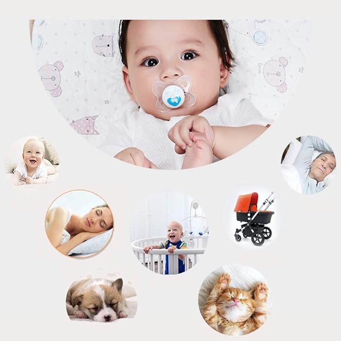 2 Pack Waterproof Crib Pad, 34" x 54", Reusable Incontinence Flannel Crib Protector for Baby, Toddler, Elders and Pets - White