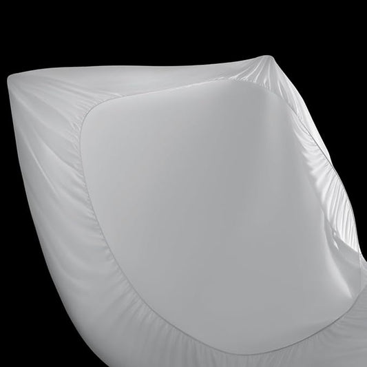 Queen Mattress Protector Tencel Luxury 100% Waterproof Mattress Protector,Silky Soft & Breathable,Noiseless Cooling Mattress Pad Cover Fitted 18" Deep Pocket(White,60"x80")