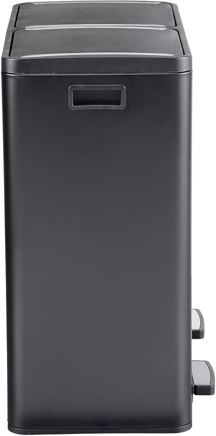 Step N' Sort The 18.5 Gallon Extra Large Capacity, Soft-Step, Dual Trash and Recycling Bin with Removable Inner Bins - Image 3