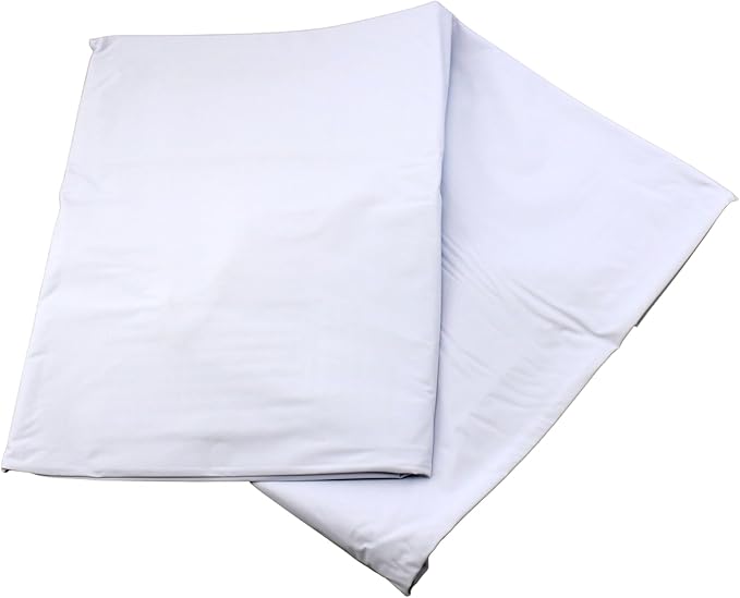 Deluxe Vinyl Fitted Crib Mattress Cover Protector 28" x 52" Standard Size Waterproof Protects and Keeps Mattress Clean and Dry