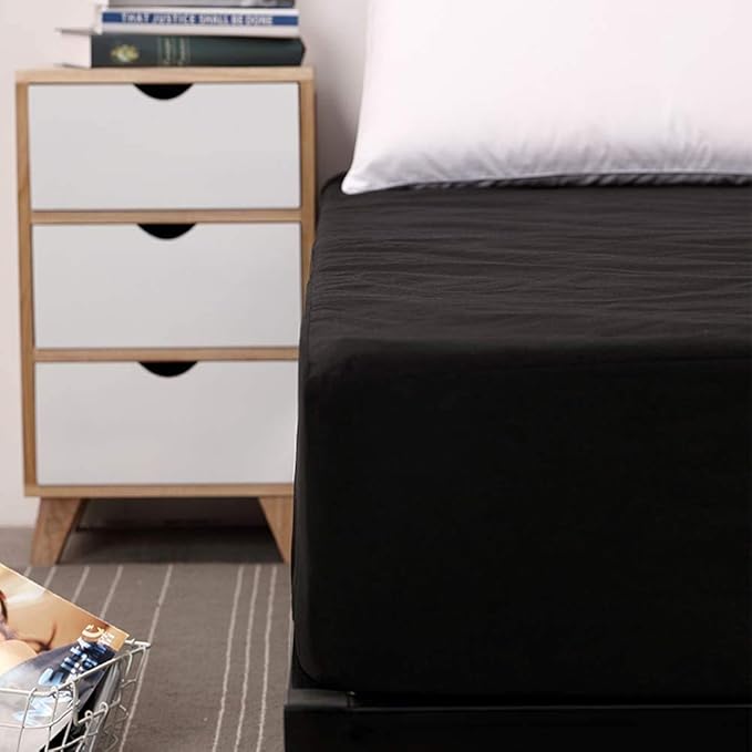 Full Size Mattress Pad or Box Spring Cover Premium Hypoallergenic Waterproof Memory Foam Mattress Protector Dust Protection Breathable Bed Cover Bedspread Deep Pocket Coverlet-fits up to 16"