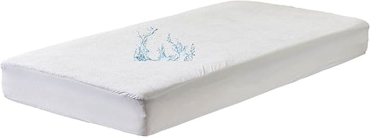 Waterproof RV Bunk Mattress Protector for 30 x 75 Narrow Twin Bed or Camper Mattress Soft Quiet Bamboo Viscose Terry Fitted Cot Size Matress Cover