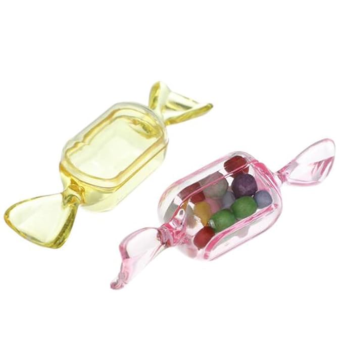 FZBNSRKO 50 Pcs Clear Candy Shaped Jewelry Box,Mini Jewelry Organizer Boxes Lovely Plastic Candy Container DIY Jewelry Accessories for Wedding Party Travel Valentine's Day(pink) - Image 7