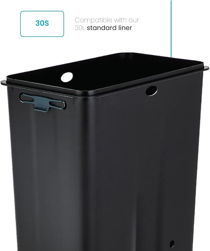 Home Zone Living 8 Gallon Kitchen Trash Bags with Drawstring Handles, Heavy Duty Custom Fit Design for Standard 30 Liter Kitchen Trash Cans, Code 30S, 60-Count - Image 7