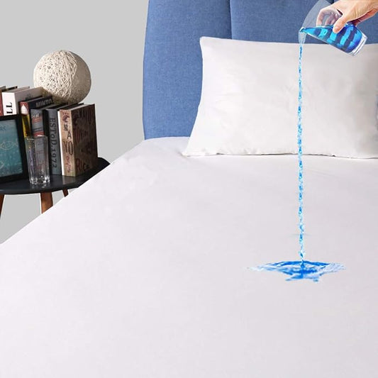 Safe and Sound Waterproof Mattress Protector, 2 Pack King Size Premium Mattress Cover, Noiseless Breathable Soft, Fitted Deep Pocket 8-21 Inch Bed Cover, Machine Washable