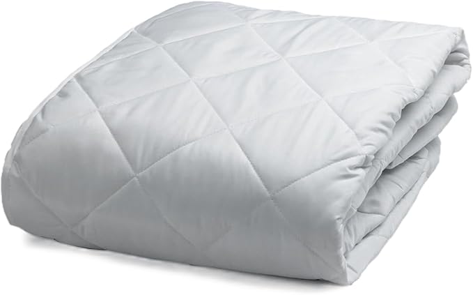 100% Cotton Cover Waterproof Mattress Pad Protector Polyester Filled Quilted Deep Pocket Fits Up to 18 Inches, Full XL