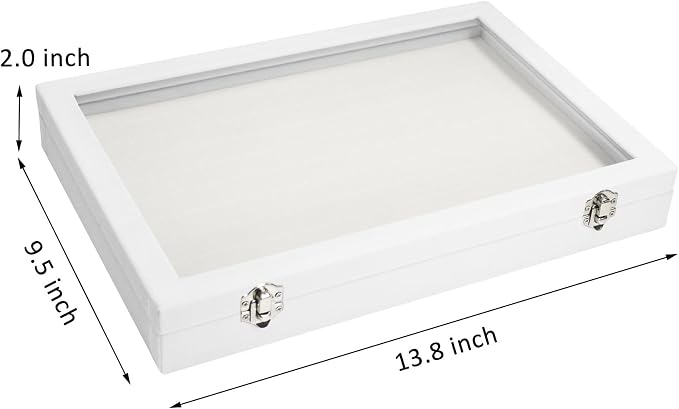 Vicoter Rings Organizer Tray 100 Slot Velvet Ring Earring Storage Box TranSparent Cover Jewelry Store Ring Display Box Jewelry Display Cabinet for Girl Wife Mother - Image 2