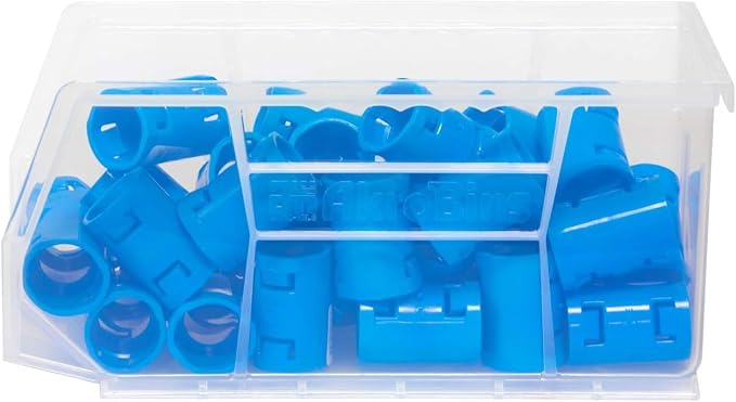 Akro-Mils 30230 AkroBins Plastic Storage Bins, Space-Saving Stackable Bins for Garage, Pantry, Craft Organization, 11" x 5" x 5", Clear, 12-Pack - Image 7