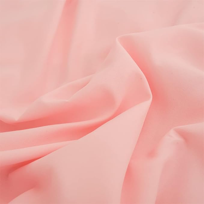 Holawakaka Full Waterproof Mattress Encasement Protector Pink Fitted Sheet Breathable Bed Mattress Pad Cover, 14" Deep Pocket (Blush,Full)