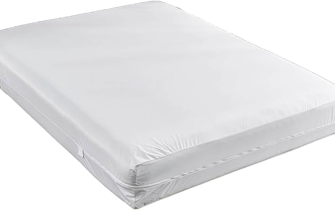 Kingnex 54x72x6 Zippered Sleeper Sofa Full Mattress Encasement Cover Waterproof 6 Sided Mattress Protector for Sofa Bed