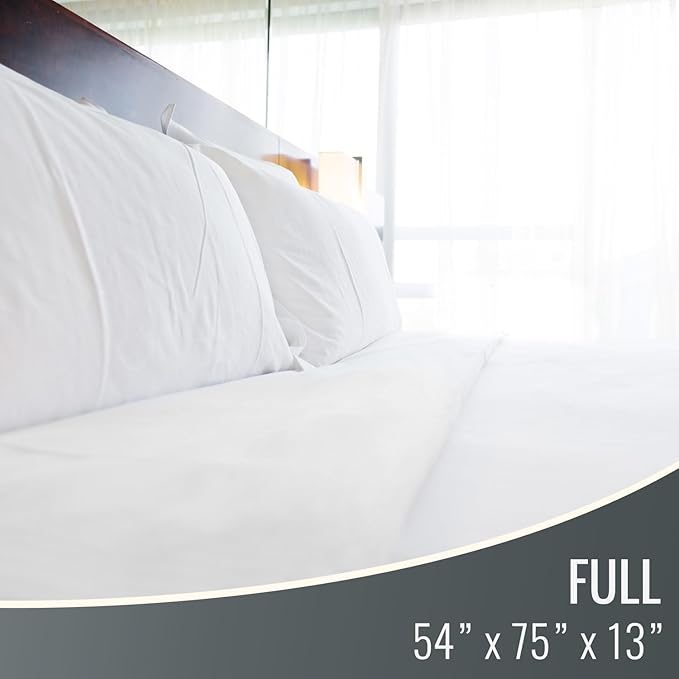 DMI Waterproof Mattress Protector, Mattress Pad, Waterproof Mattress Cover, Bed Pad and Bed Cover, Encased Zippered Fit, Full (Pack of 24)