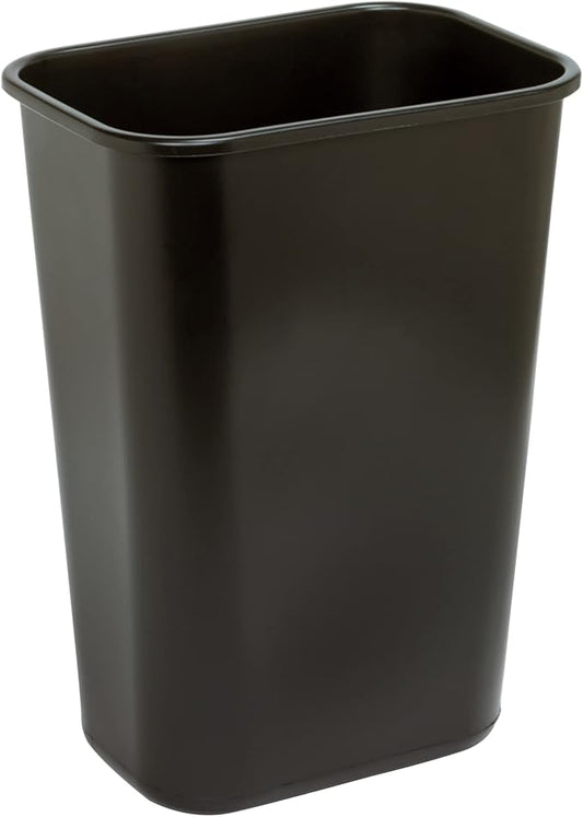 Wastebasket, 10.25 Gallons, 20 1/2in.H x 15 1/2in.W x 11 1/2in.D, Black, WB0196 by Office+Depot