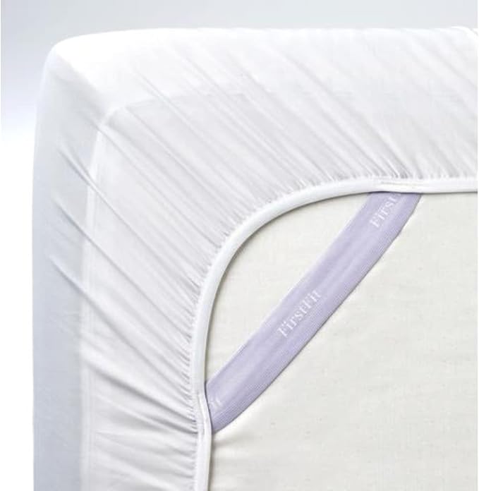 Dreamfit DreamComfort Luxurious Waterproof Mattress Protector with StaDry Moisture-Wicking, Fine Brushed Microfiber & Breathable Design, Queen
