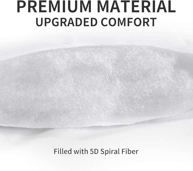 SLEEP ZONE Mattress Topper Full Size Mattress Pad, Cooling Quilted Fitted Mattress Cover, Machine Washable Mattress Protector, Soft Fluffy Down Alternative, Deep Pocket 8~21 inch (White, Full)