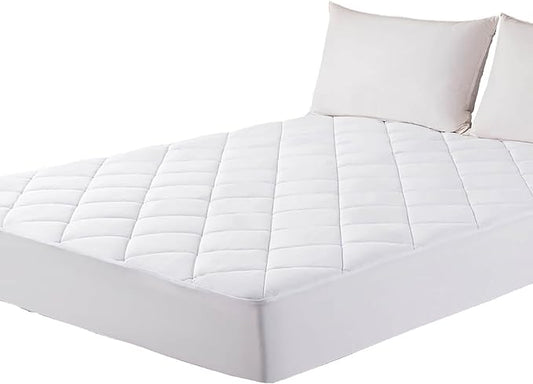 Kingnex 60x75 RV Short Queen Mattress Topper for Camper Bed Fluffy Matress Cover Quilted Fitted Mattress Pad with Deep Pocket